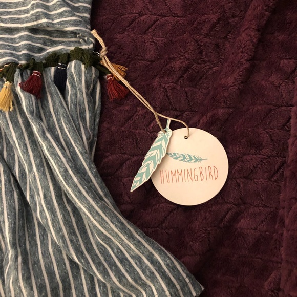 Beans new short sleeved peplum tassel tee. - Picture 4 of 5